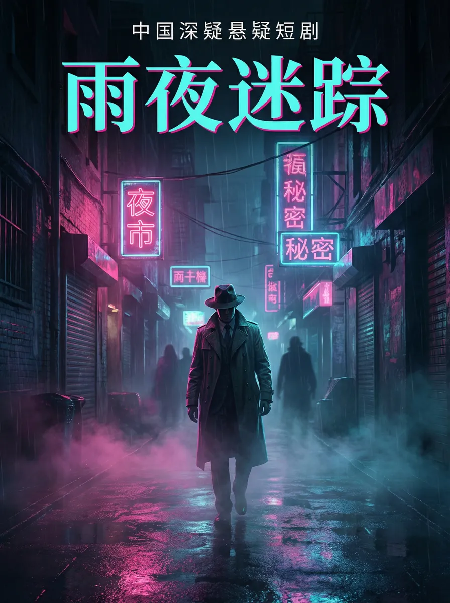 《深不可测》双a肉车 悬疑追踪短剧 - 雨夜迷踪海报