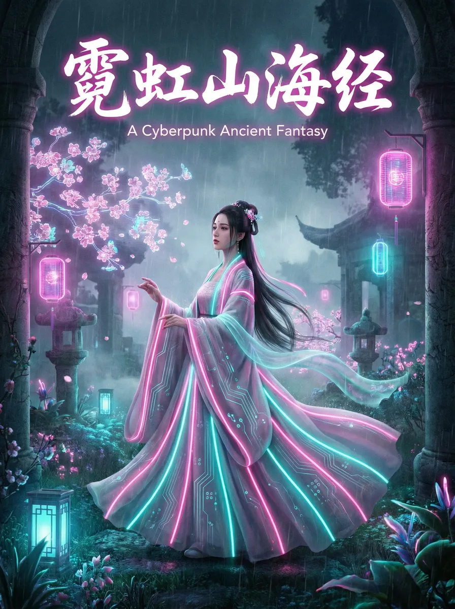 《深不可测》双a肉车 古风奇缘短剧 - 霓虹山海经海报