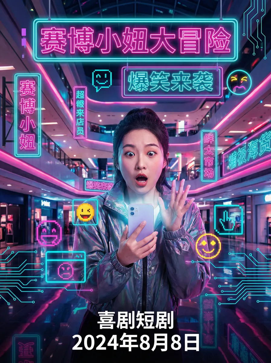 《深不可测》双a肉车 搞笑喜剧短剧 - 赛博小妞大冒险海报